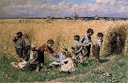 Emile Claus On the Way to School Sweden oil painting artist